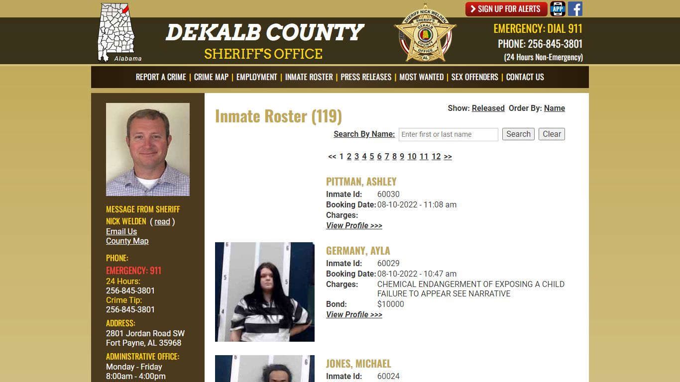 Inmate Roster - DeKalb County Sheriff